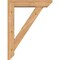 Ekena Millwork Traditional Slat Smooth Bracket w/ Offset Brace, Western Red Cedar, 5 1/2"W x 24"D x 32"H BKT0604X24X32TRA06SWR - alternate 4